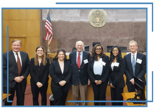 Moot court winners and runners up